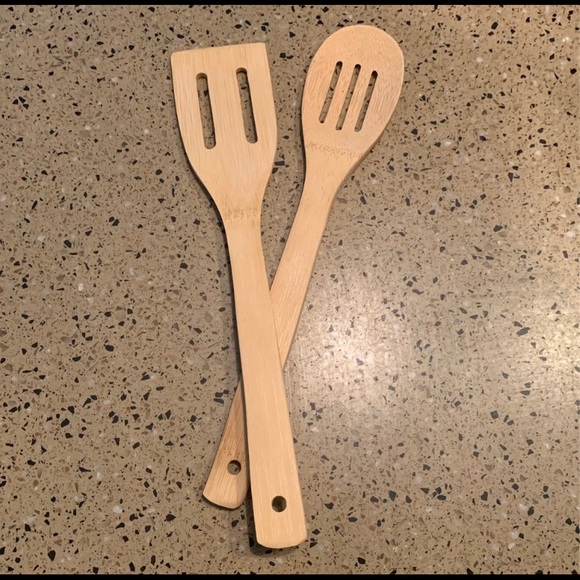 Kitchen Wood Spatula Set - Picture 3 of 7